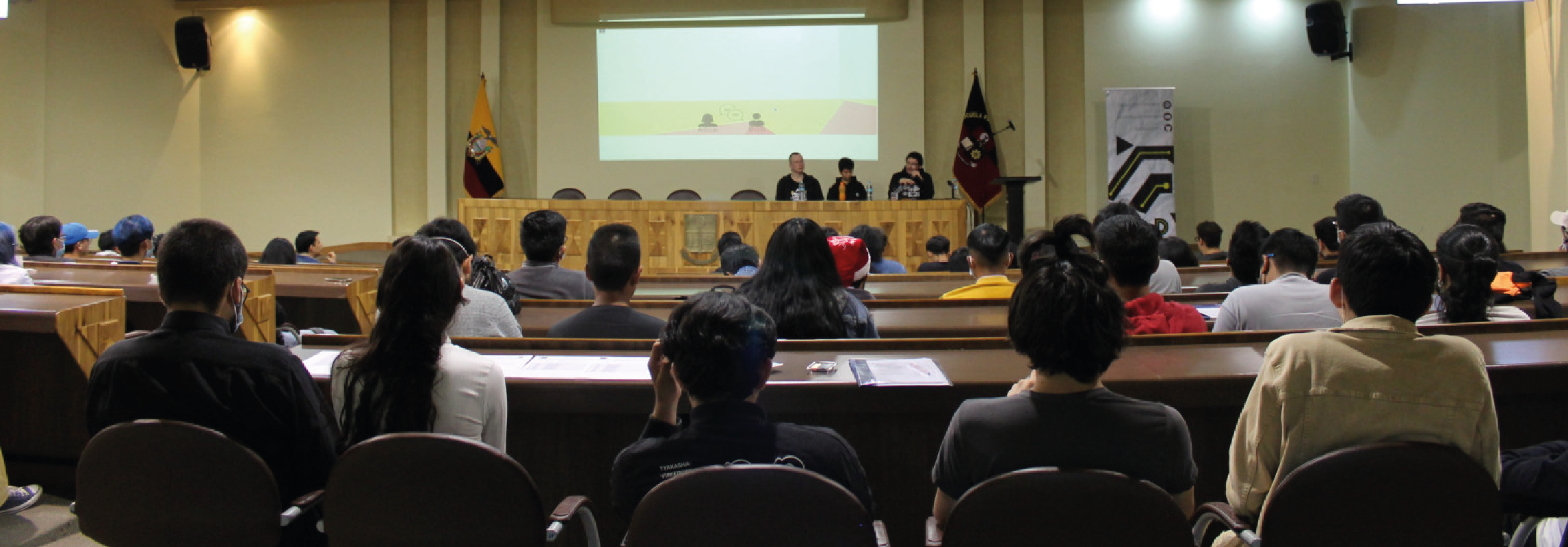 CAD gave a presentation at the Faculty of Computer Science of the National Polytechnic School (Escuela Politécnica Nacional - EPN)