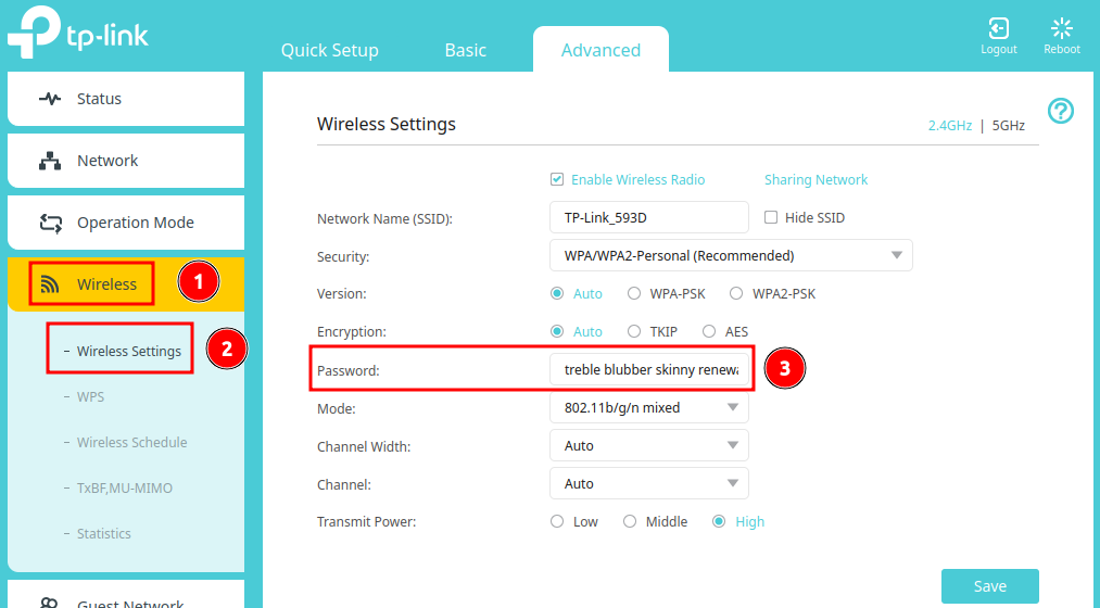 wifi-password-tplink